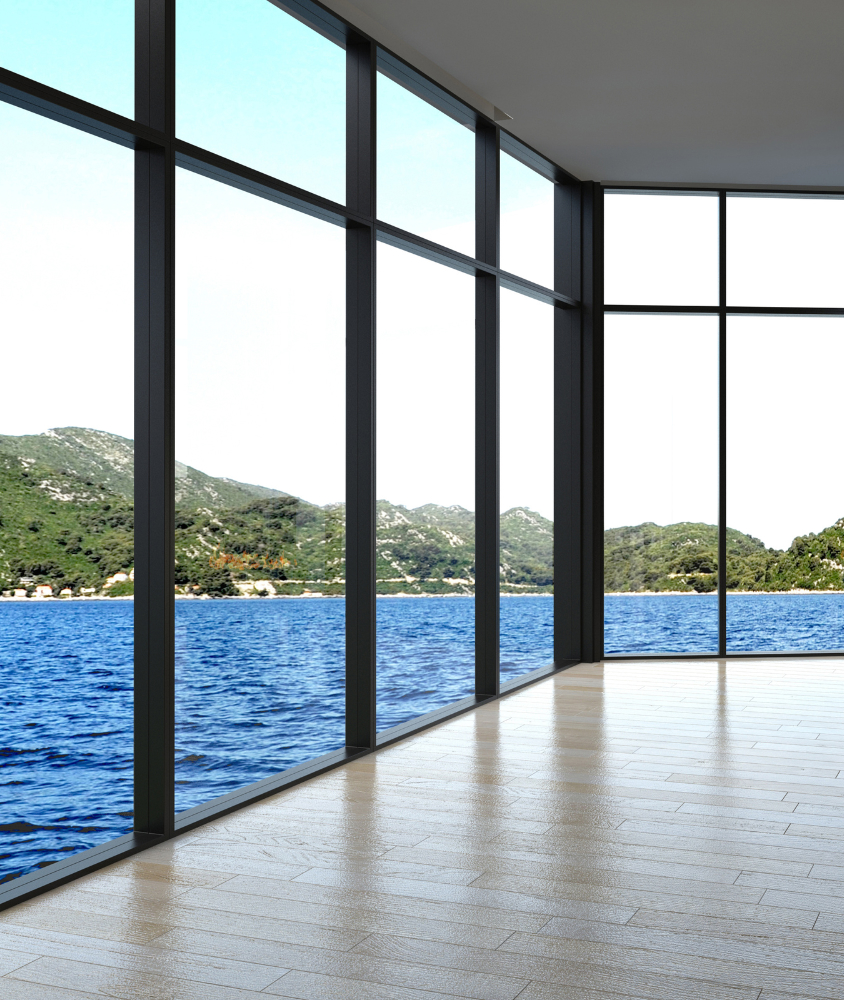 paredes de vidro em Joinville